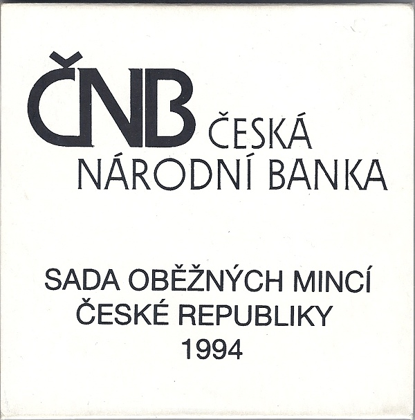 Česká republika, Sada oběžných mincí 1994