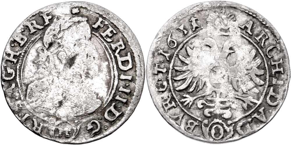 Ferdinand II. 1619 - 1637, 1 Krejcar 1631