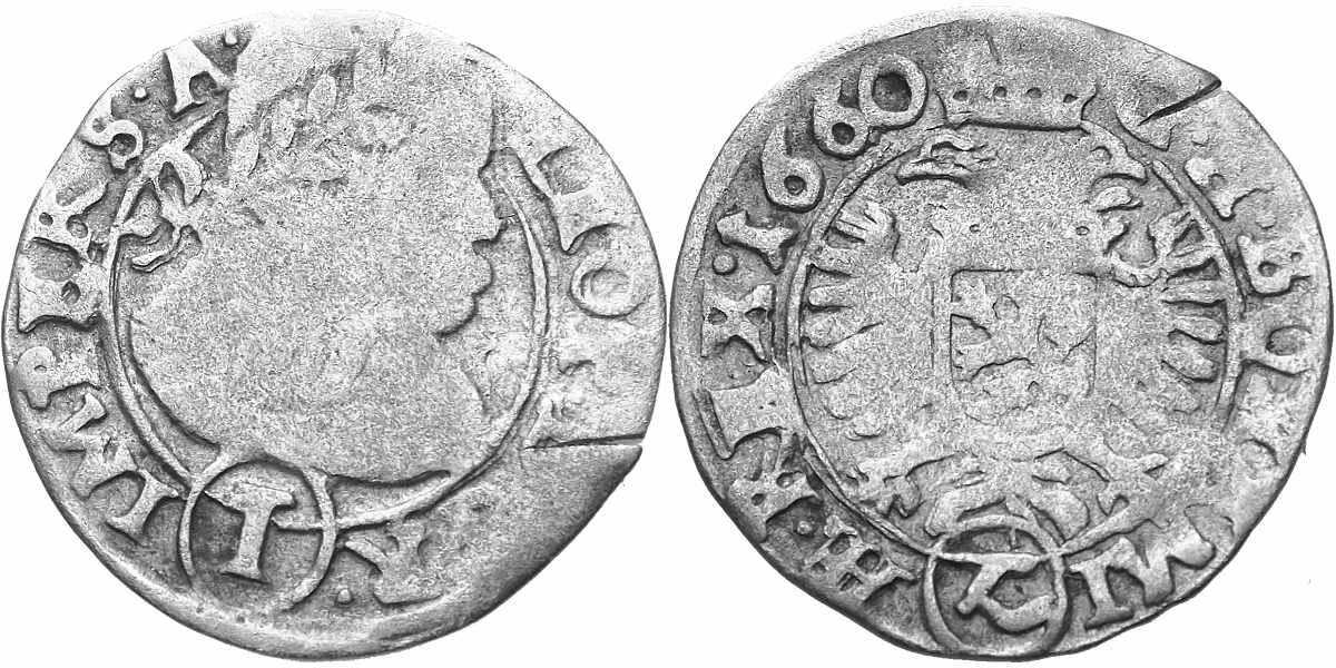 Leopold I., 1657 - 1705, Krejcar 1660