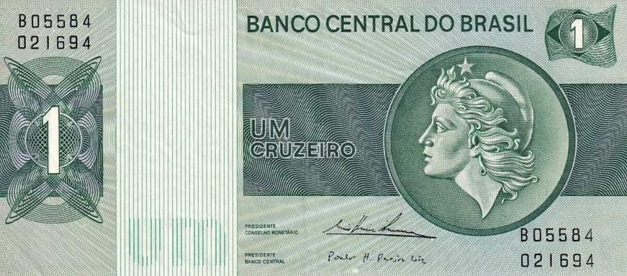 Brazílie, 1 Cruzeiro (1975)