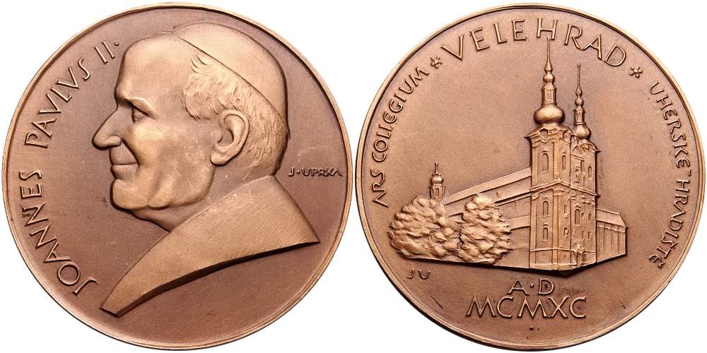 Československo, Úprka, Jan Pavel II, Velehrad 1990