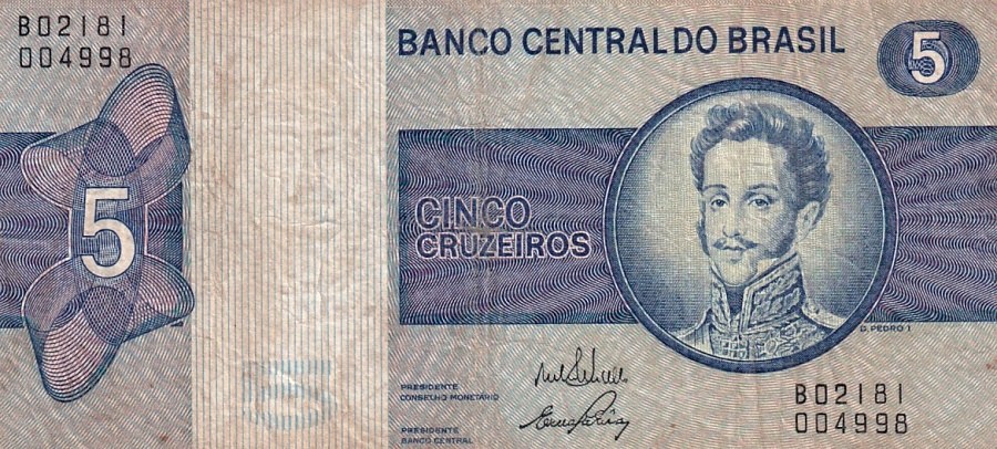 Brazílie, 5 Cruzeiros (1973)