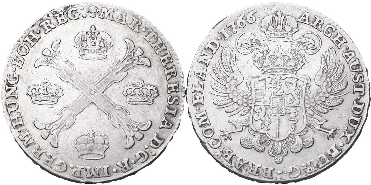 Marie Terezie 1740 - 1780, Tolar křížový 1766