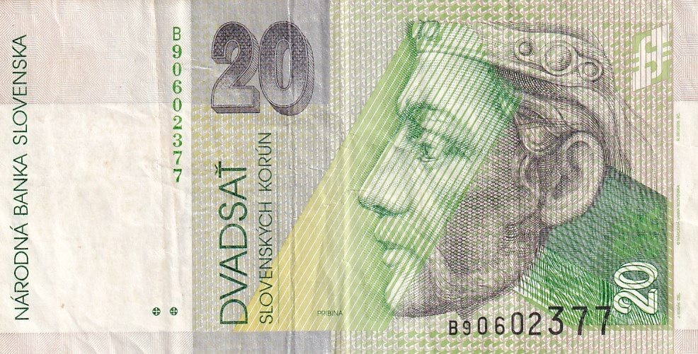 Slovensko, 20 Koruna 1997