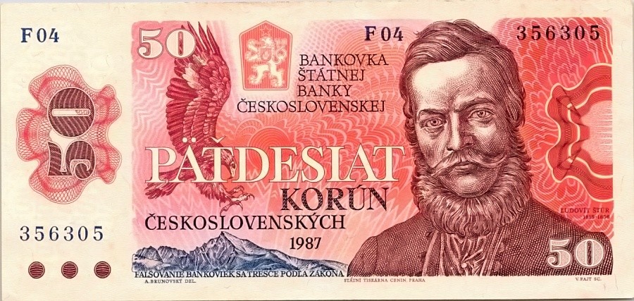 Československo 1970 - 1989, 50 Kčs 1987