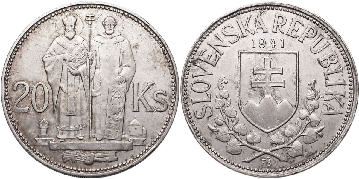 Slovenská republika 1939 - 1945, 20 Koruna 1941