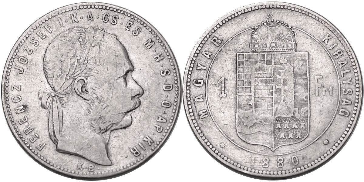 František Josef I. 1848 - 1918, Zlatník 1880 KB