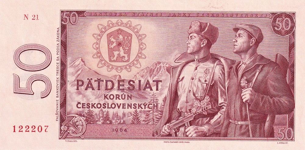 Československo 1958 - 1964, 50 Kčs 1964