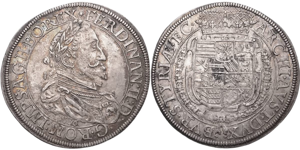 Ferdinand II. 1619 - 1637, Tolar 1636 Graz