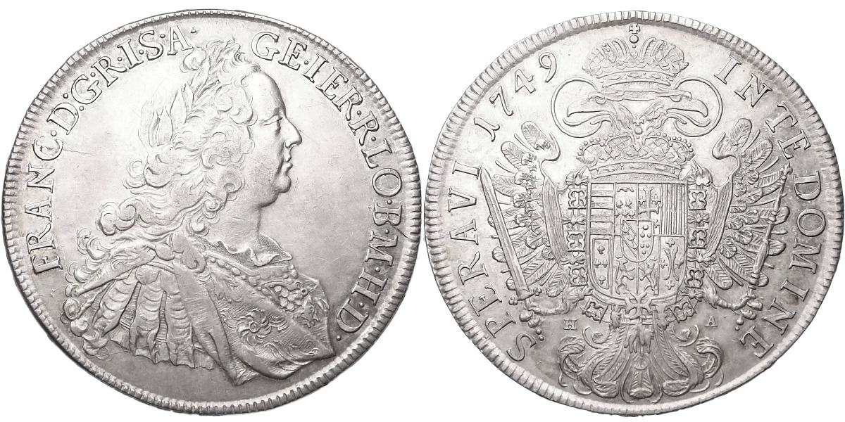 František Lotrinský 1745 - 1765, Tolar 1749 H-A