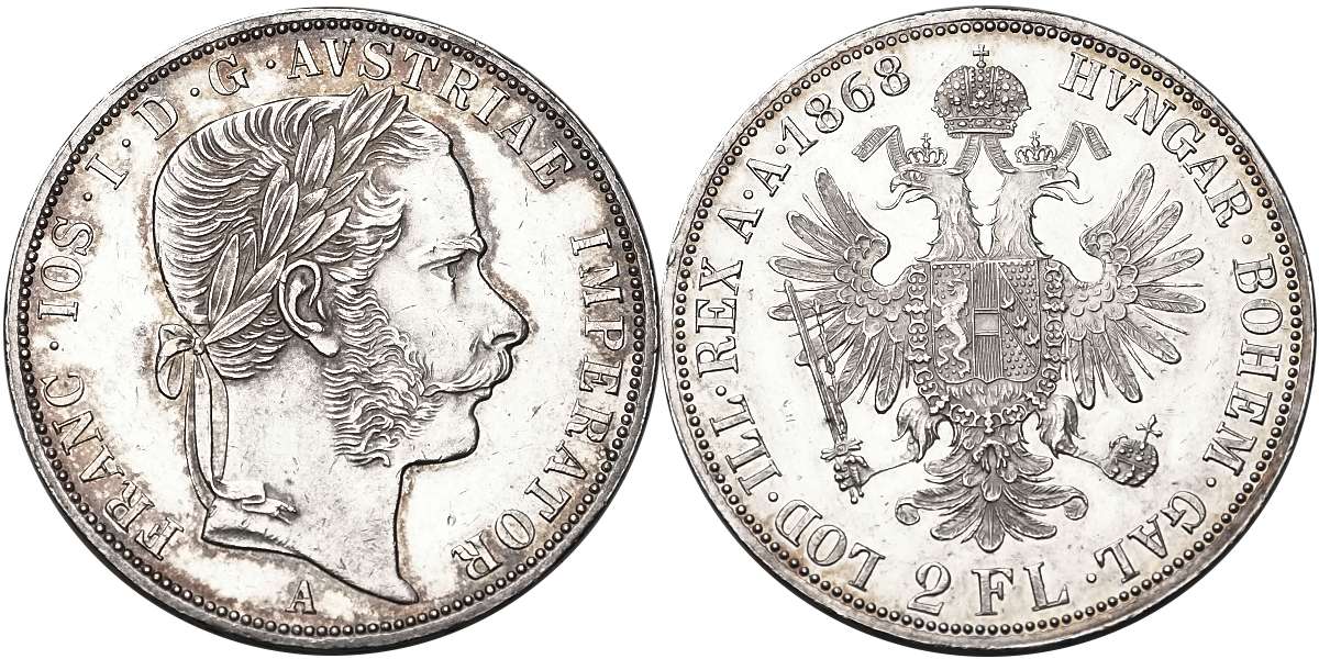 František Josef I. 1848 - 1918, 2 Zlatník 1868
