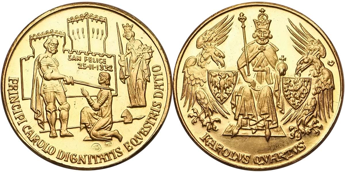Česká republika - pamětní 2 Dukát Karel IV.