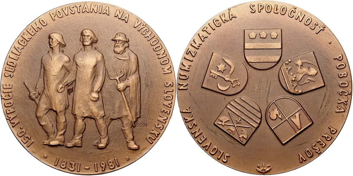 Československo Bódi, Medaile ČNS Prešov