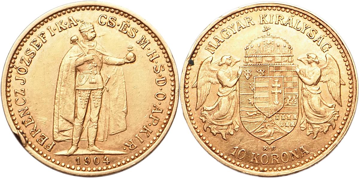 František Josef I. 1848 - 1918, 10 Koruna 1904 KB
