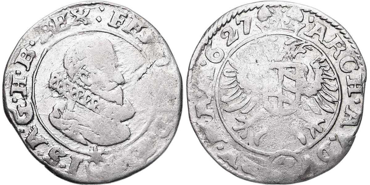 Ferdinand II. 1619 - 1637, 3 Krejcar 1627