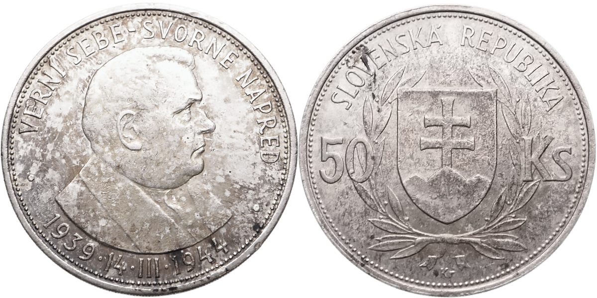 Slovenská republika 1939 - 1945, 50 korun 1944, pamětní