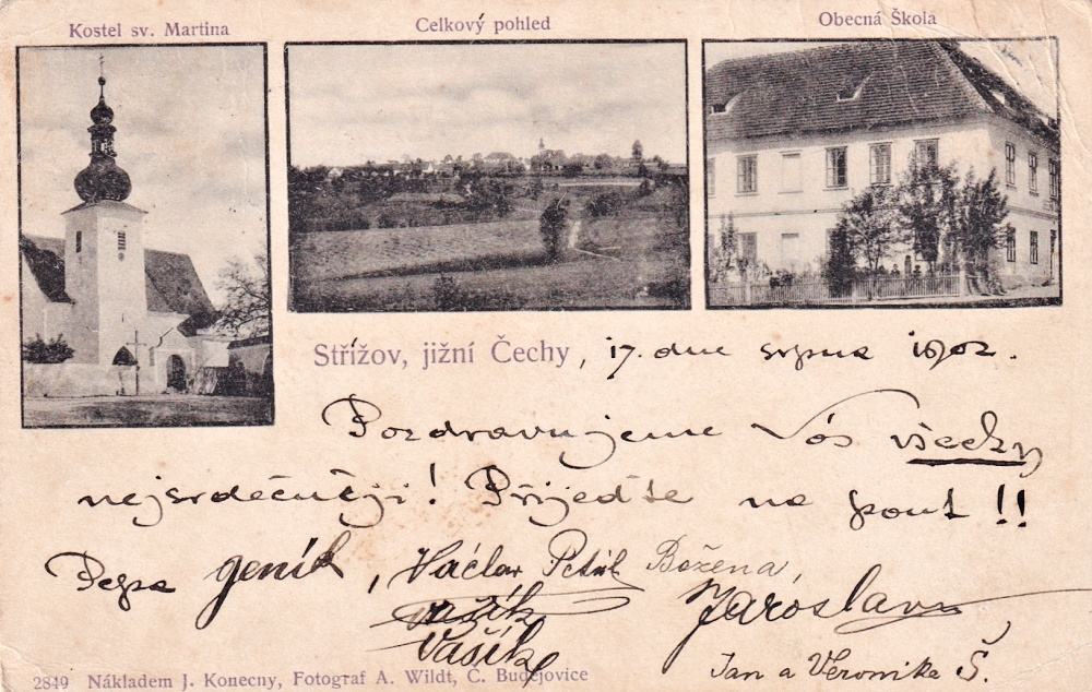 Okres České Budějovice, Střížov