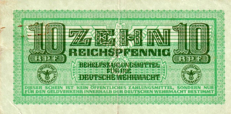 Německo, 10 Reichspfennig (1942)