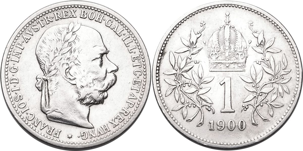 František Josef I. 1848 - 1918, 1 Koruna 1900