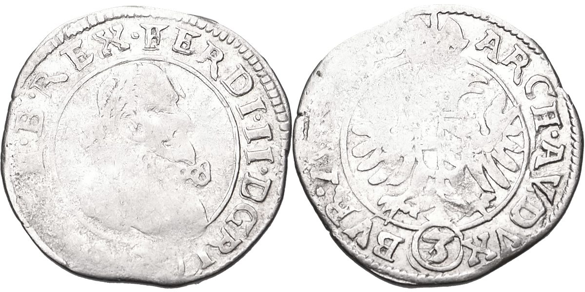 Ferdinand II. 1619 - 1637, 3 Krejcar 1626