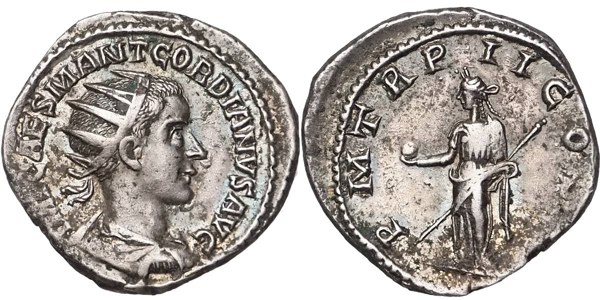 Řím císařství, Gordianus III., 238 - 244, AR Antoninian