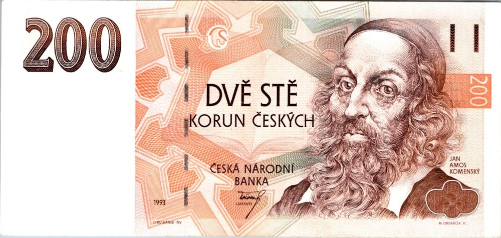 Česká republika, 200 Korun 1993