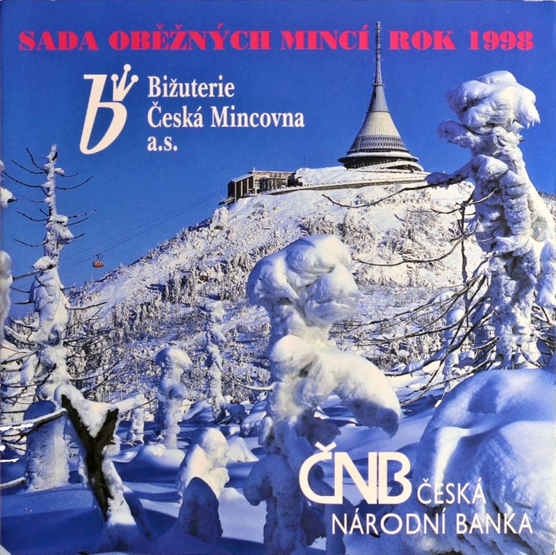 Česká republika, Sada oběžných mincí 1998 Jizerské hory