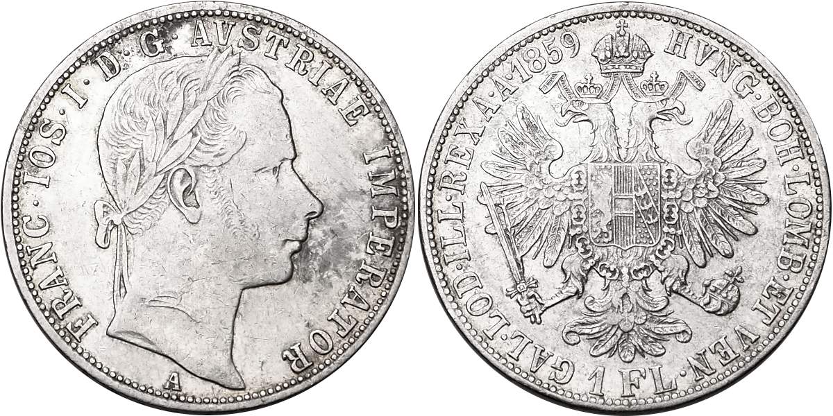 František Josef I. 1848 - 1918, Zlatník 1859 A