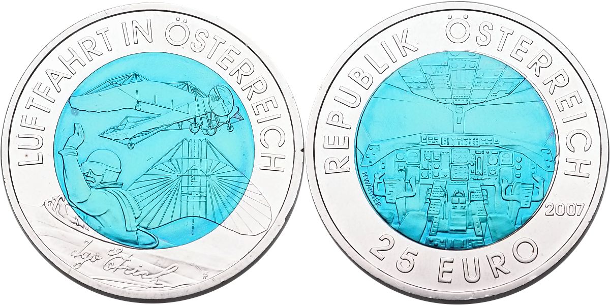 Rakousko, 25 Euro 2007