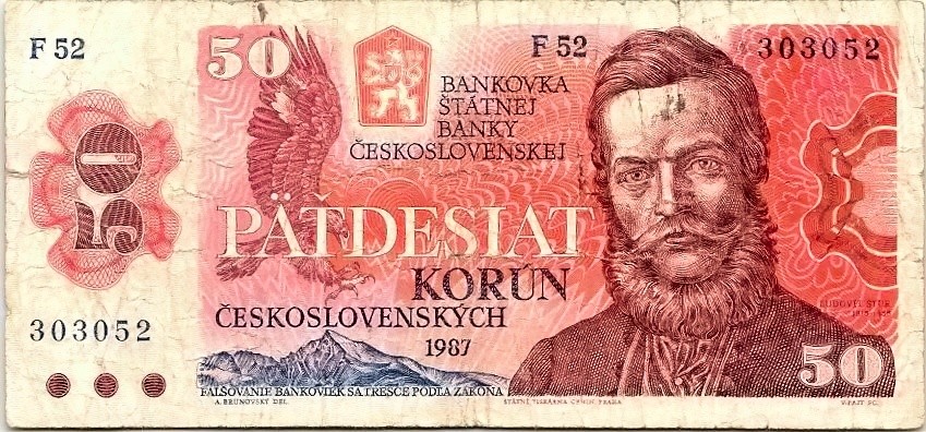 Československo 1970 - 1989, 50 Kčs 1987