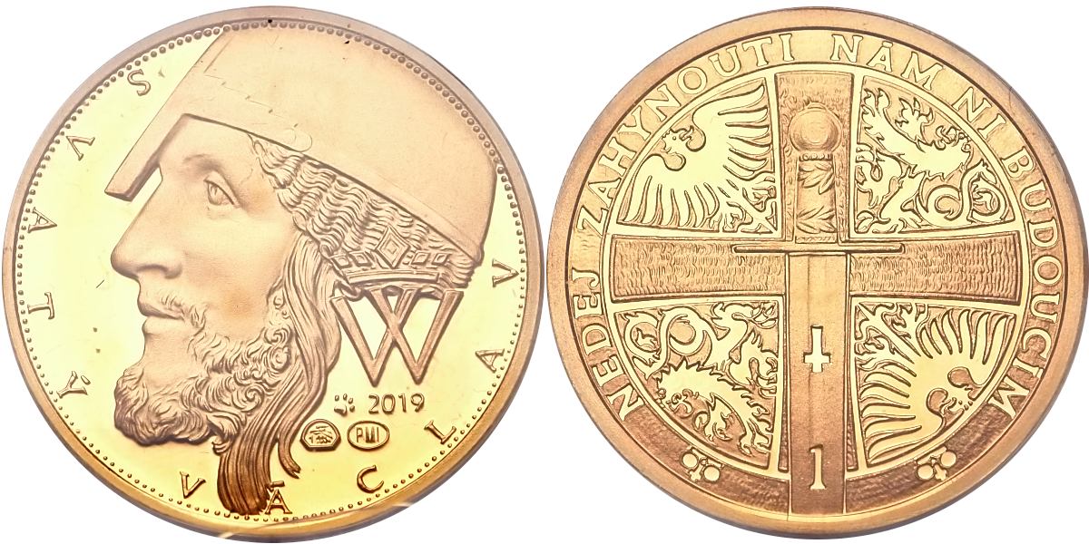 Česká republika - Svatováclavský dukát 2019