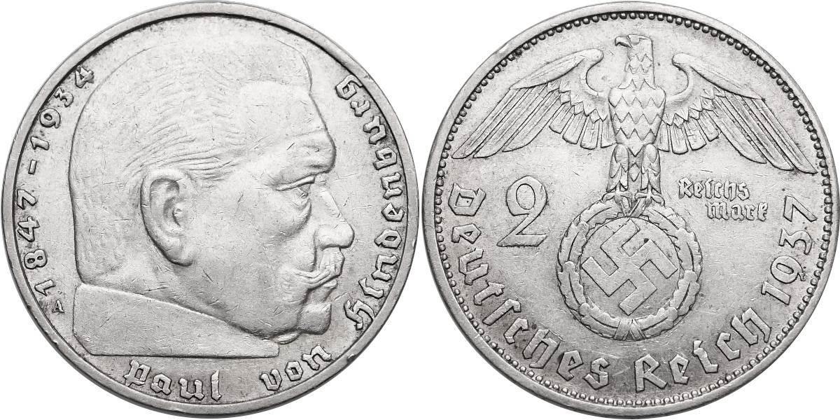 Německo, 2 Marka 1937 A