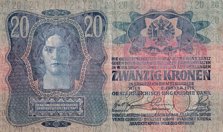 Rakousko - Uhersko, 1867 - 1918, 20 Koruna 1913