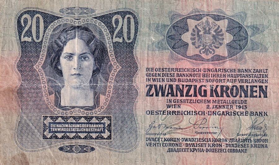 Rakousko - Uhersko, 1867 - 1918, 20 Koruna 1913