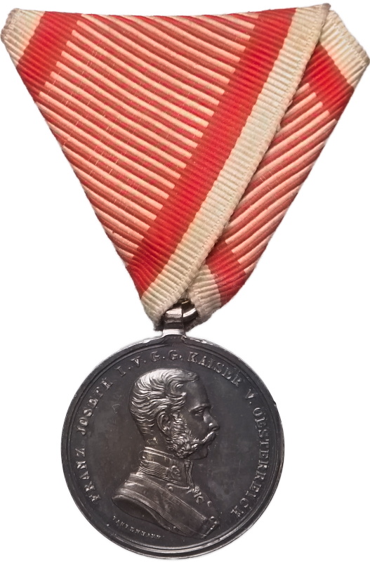 František Josef I. 1848-1916, medaile za statečnost