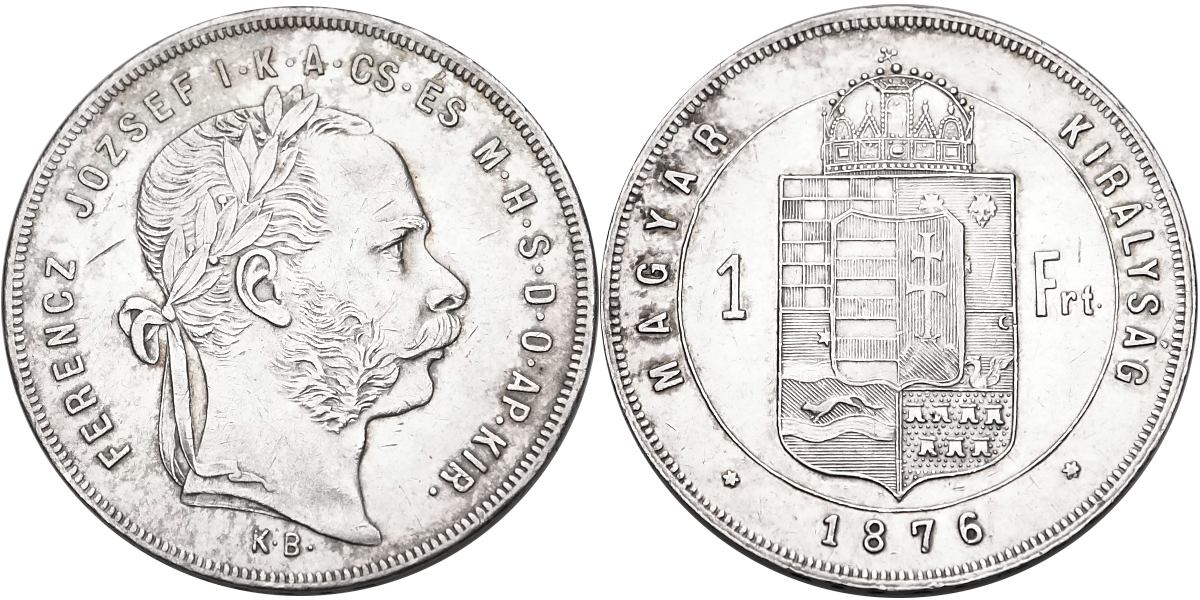 František Josef I. 1848 - 1918, Zlatník 1876 KB