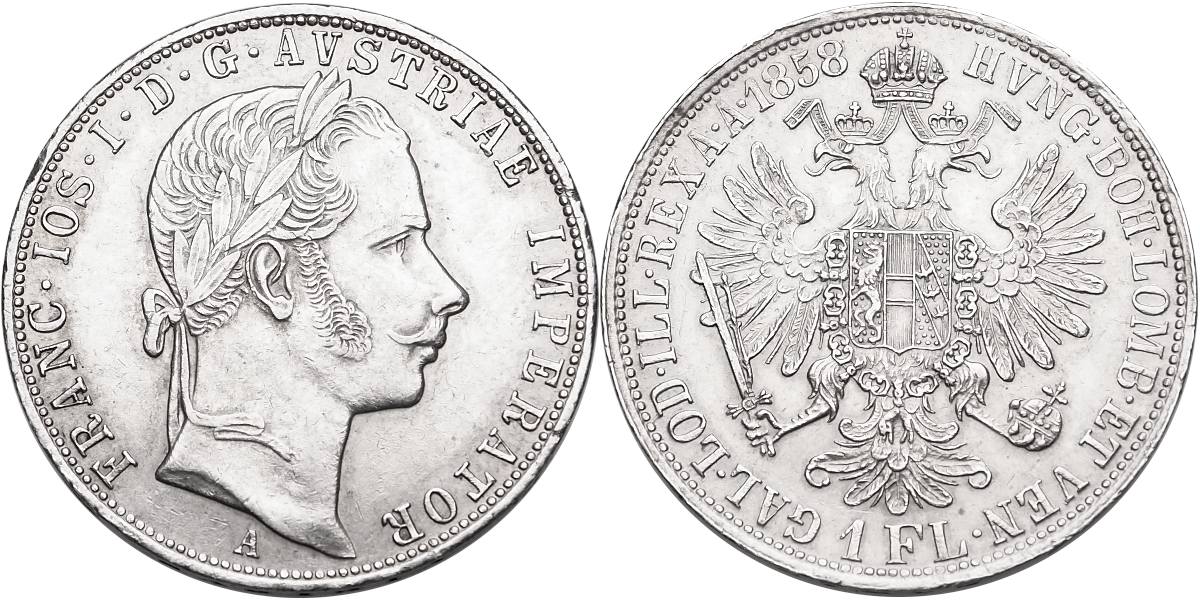 František Josef I. 1848 - 1918, Zlatník 1858 A