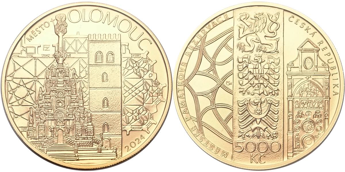 Česká republika, 5000 Kč, Olomouc, 2024 standard