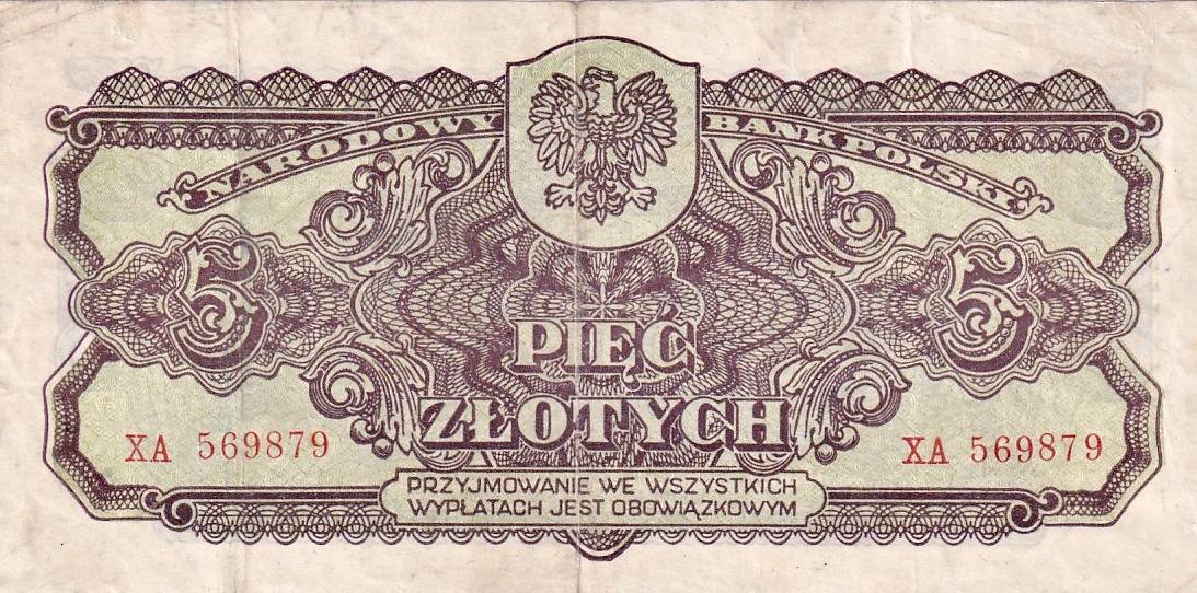Polsko, 5 Zlotych 1944
