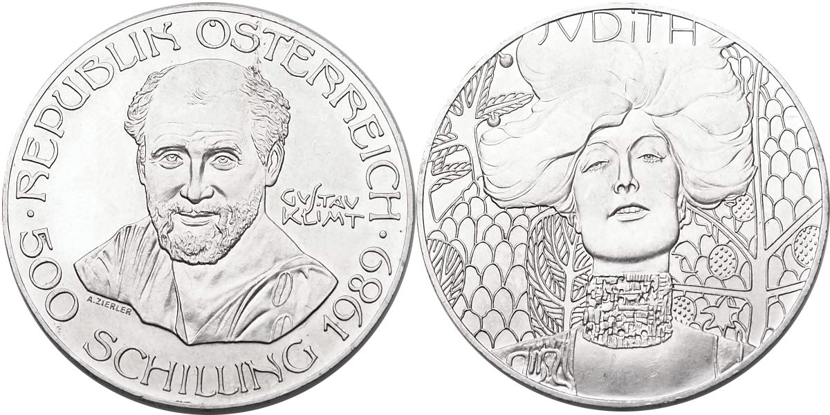 Rakousko, 500 Schlilling 1989
