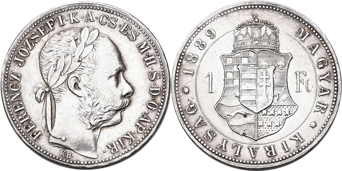František Josef I. 1848 - 1918, Zlatník 1889 KB