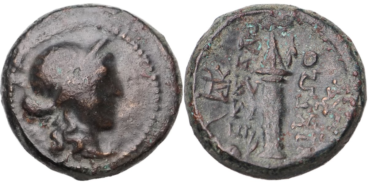 Řecko - Makedonská města, Thessalonika, 158-149 př. n. l., AE 19mm