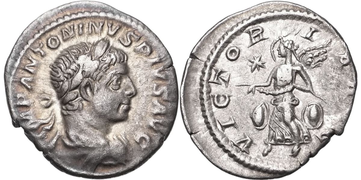 Řím císařství, Elagabalus 218 - 222, AR Denár