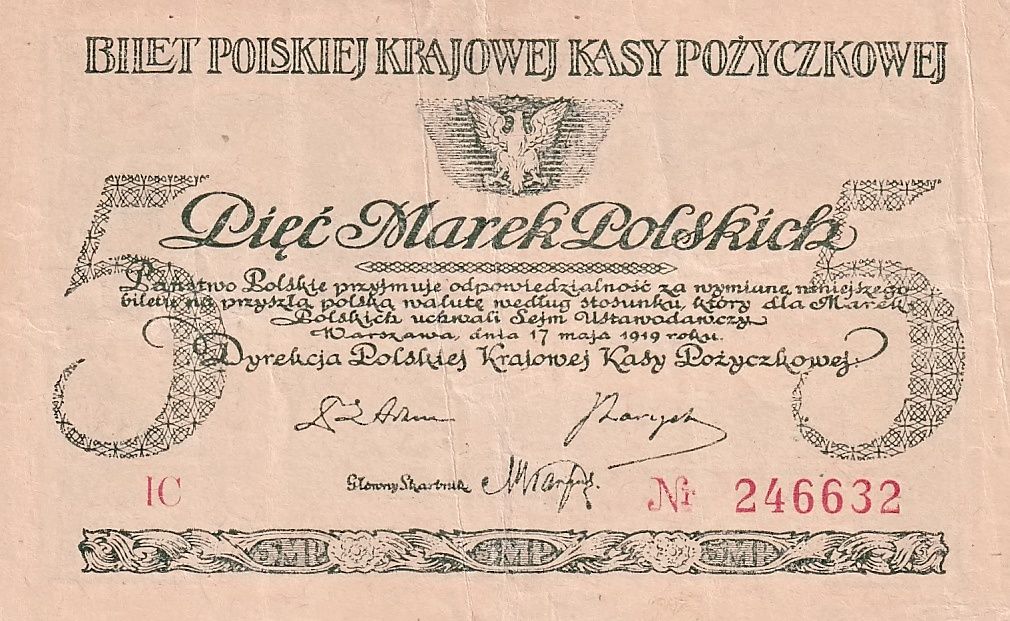 Polsko, 5 Marka 1919