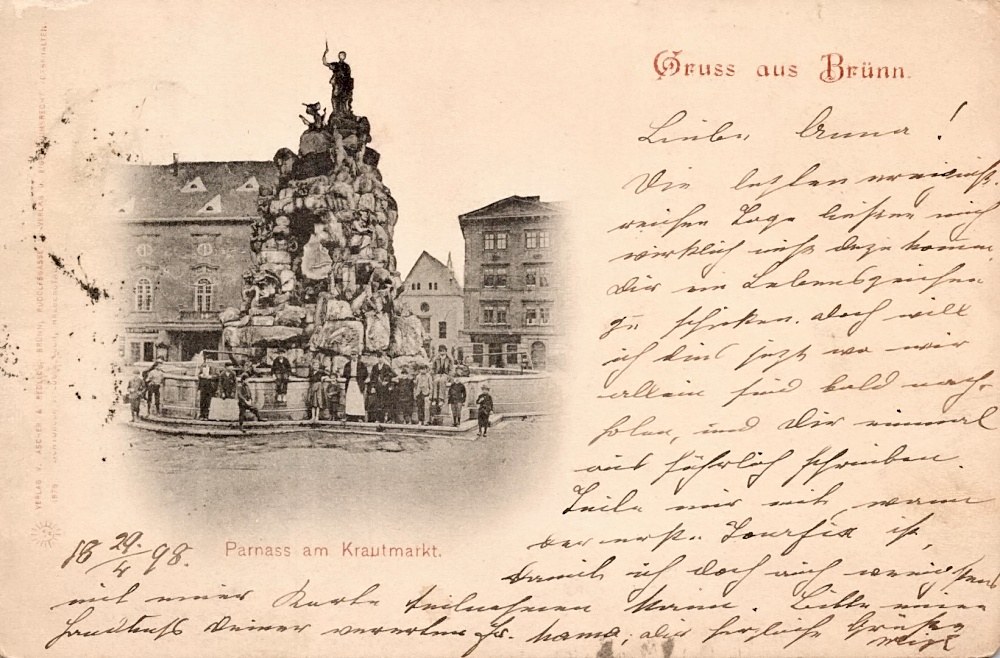 Okres Brno, zelný trh - kašna