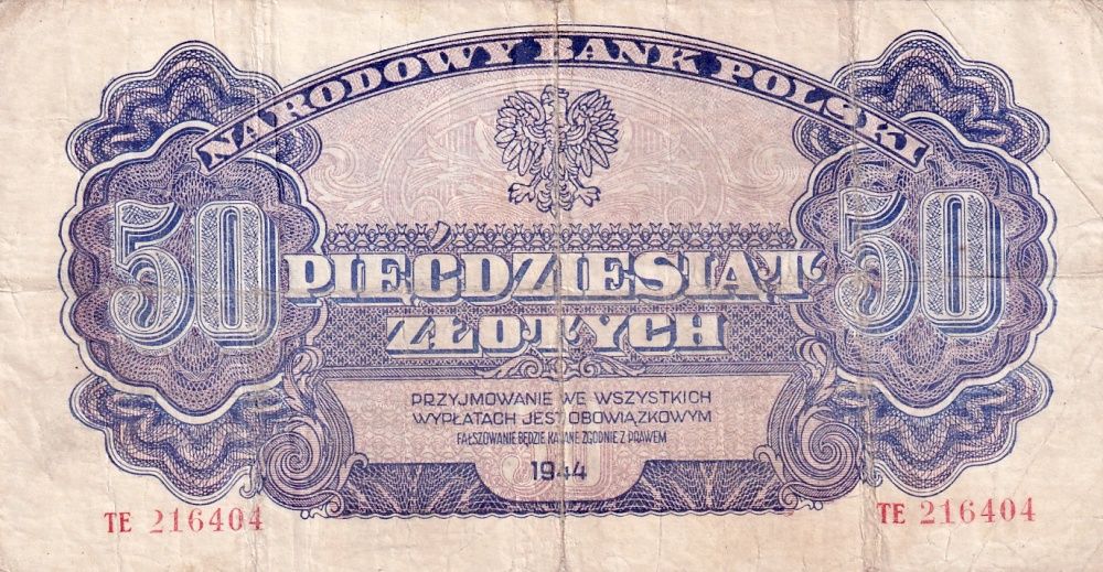 Polsko, 50 Zlotých 1944