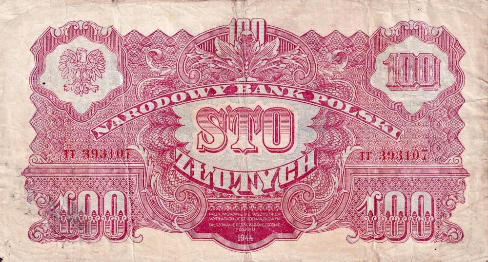 Polsko, 100 Zlotých 1944