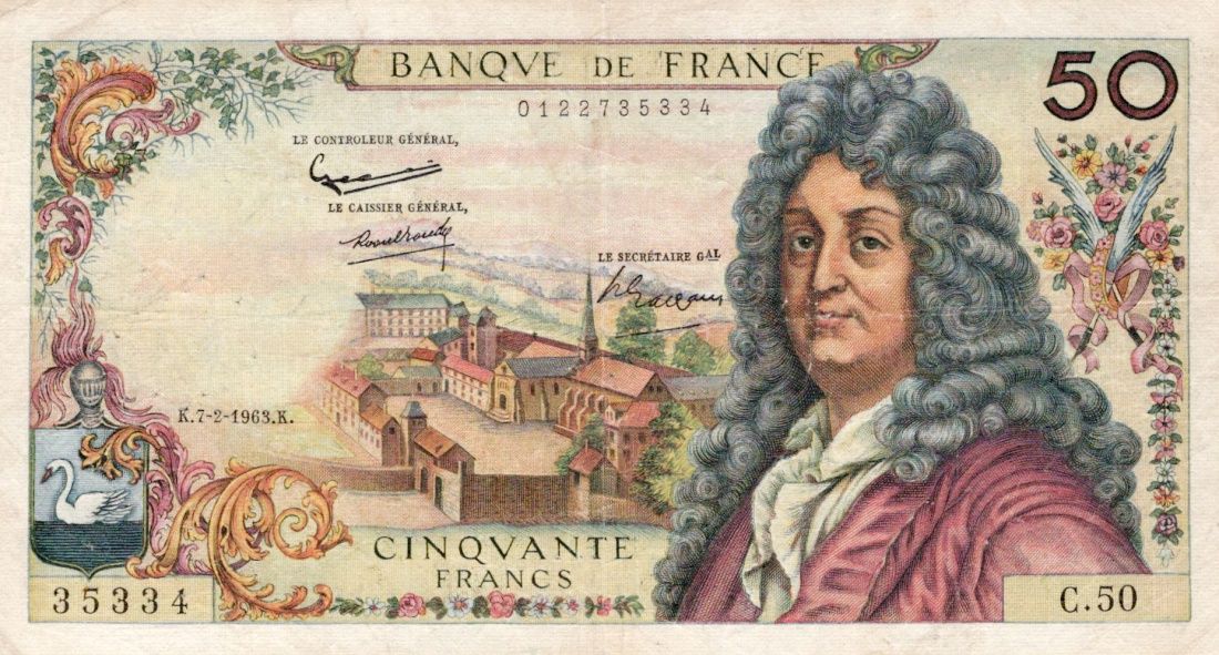 Francie, 50 Francs 1963