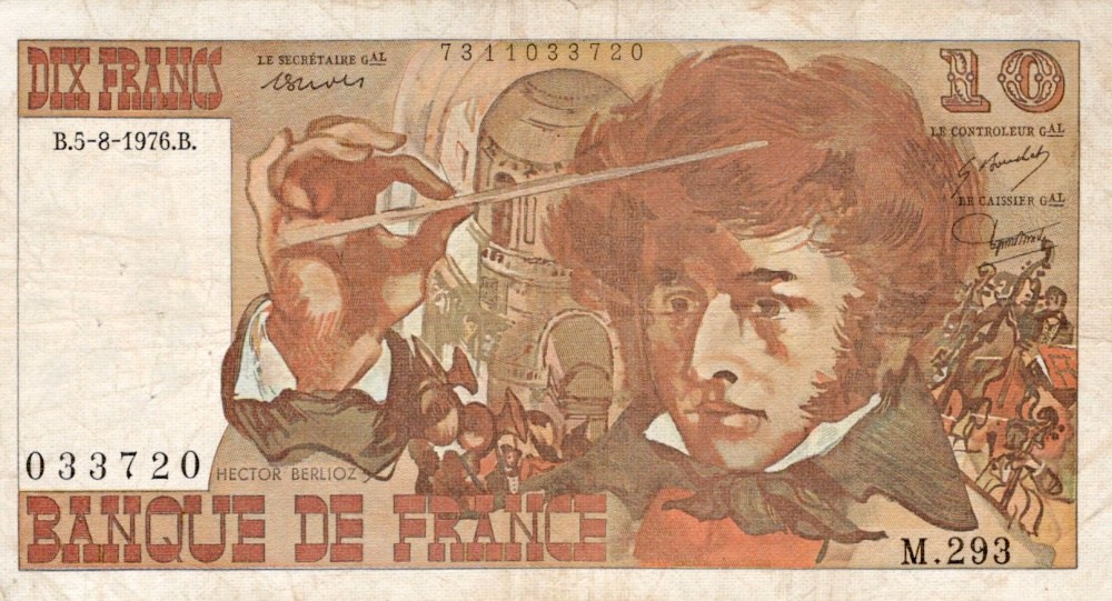Francie, 10 Francs 1976