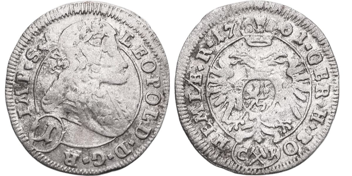 Leopold I., 1657 - 1705, 1 Krejcar 1701